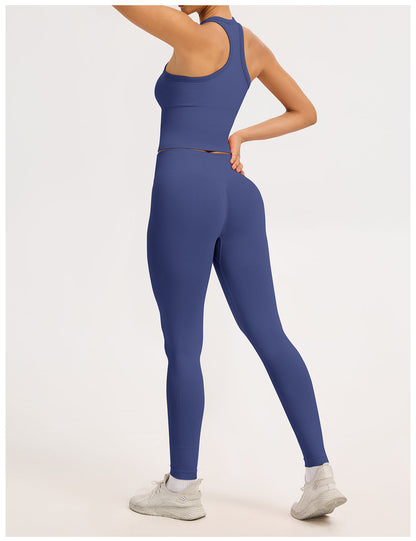 Leggings Sculptline Pervinca, vista posteriore