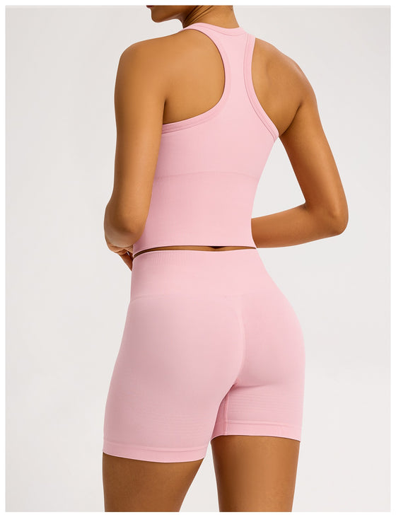 Short Sculptline™ Classic — Ribbed | Peach Pink