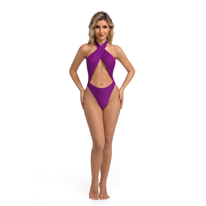 Nexia | halter cutout swimsuit