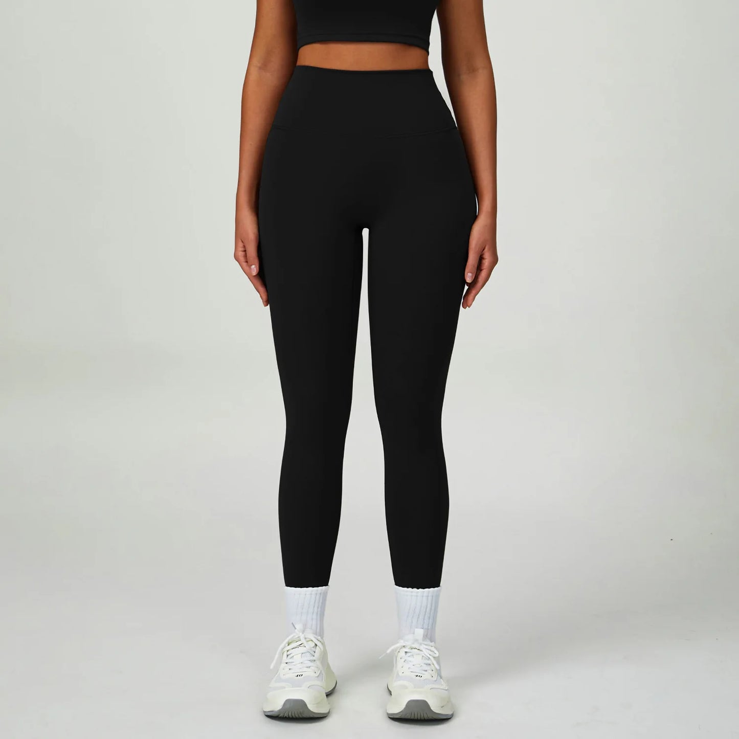 Set Sportivo Reggiseno Halter e Leggings Vita Alta