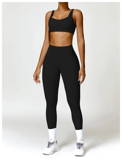 Leggings Vita Alta con Fondoschiena Arricciato
