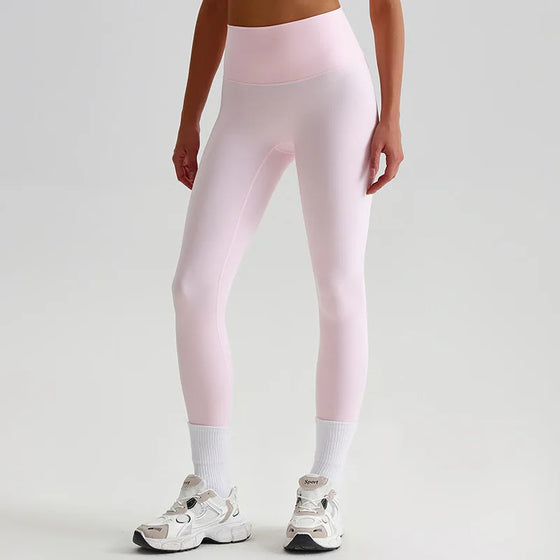 Leggings a Vita Alta con Cucitura a V sul Retro