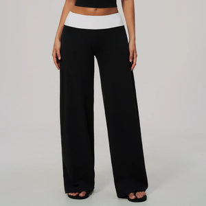 Black with White Waistband