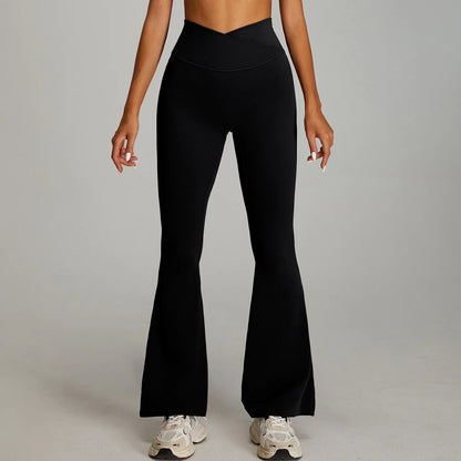 Set Due Pezzi Top con Nodo e Pantaloni Flare