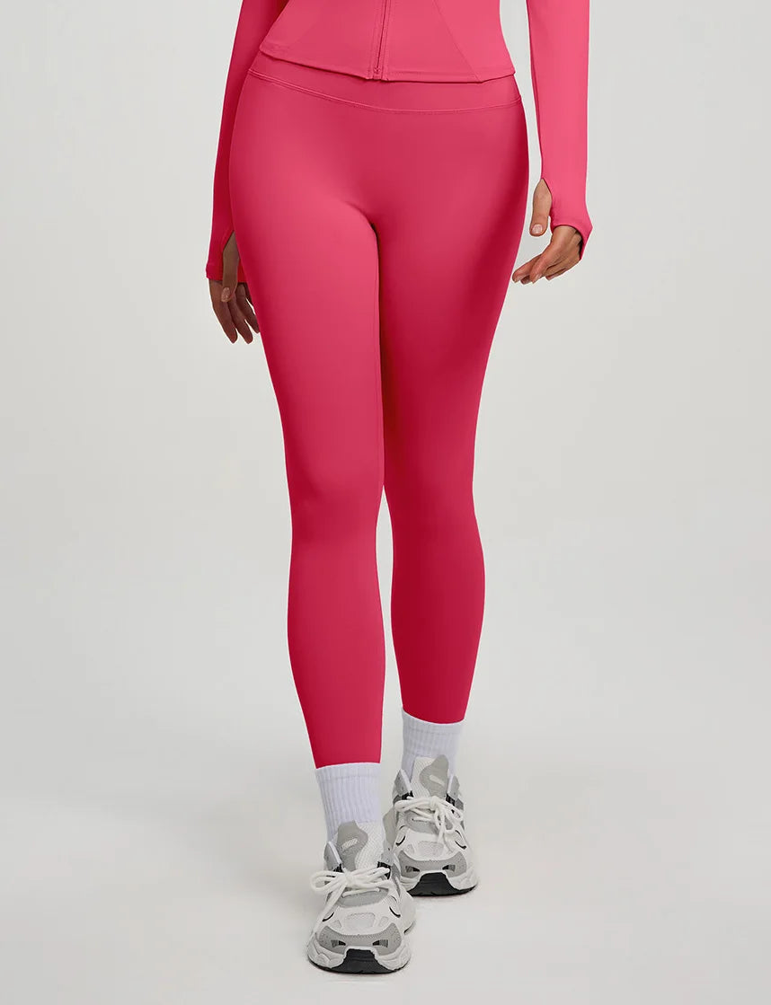 Set Giacca Zip e Leggings Vita Alta da Allenamento