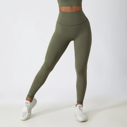 Set Sportivo Reggiseno Halter e Leggings Vita Alta