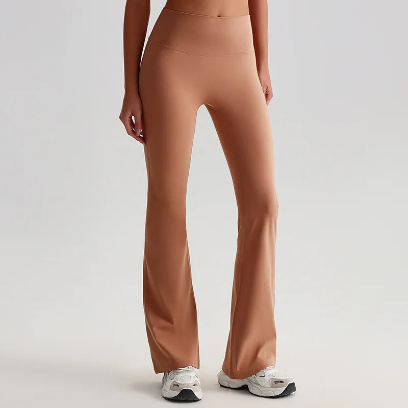 Set Canotta e Pantaloni a Zampa Vita Alta
