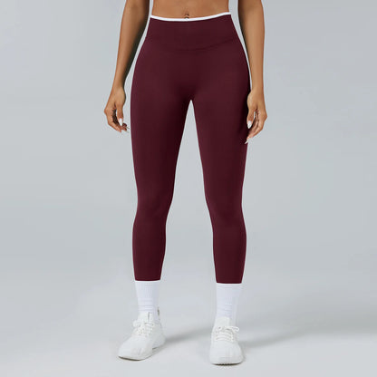 Set Coordinato Reggiseno Sportivo e Leggings Vita Alta Senza Cuciture