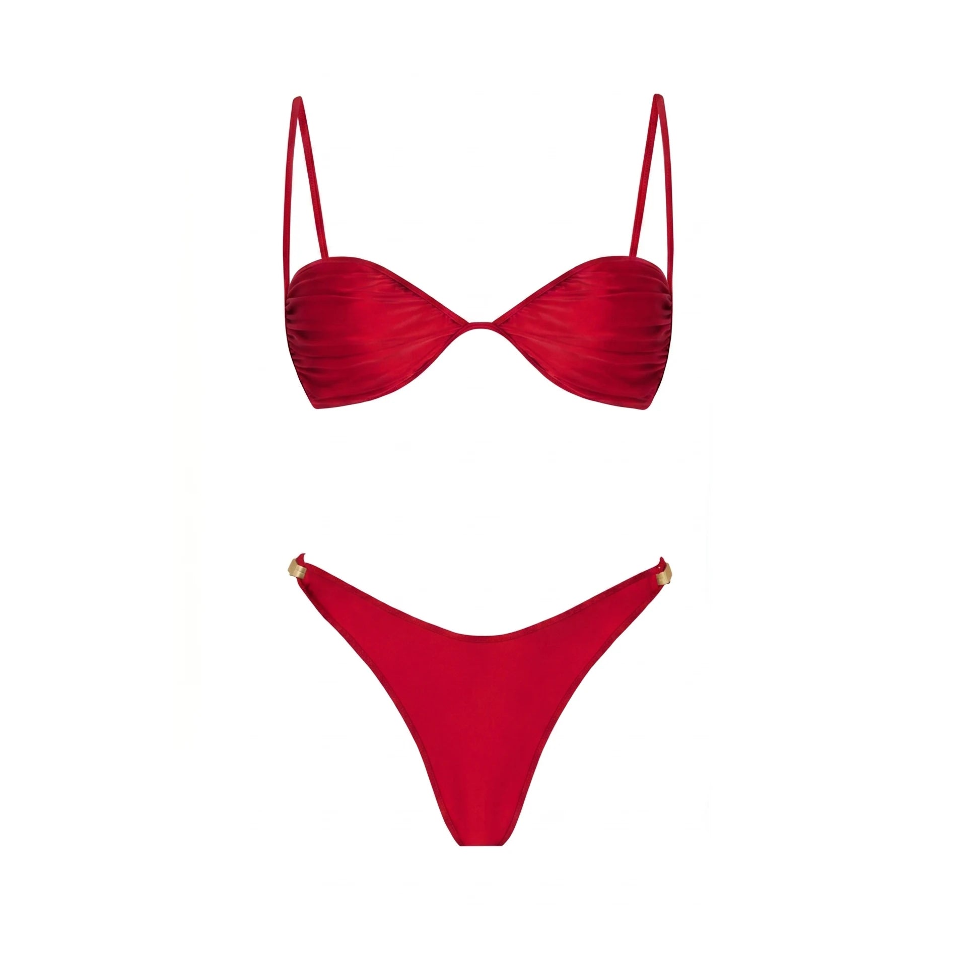 Set Mare 3 Pezzi Bandeau Push-Up con Pareo