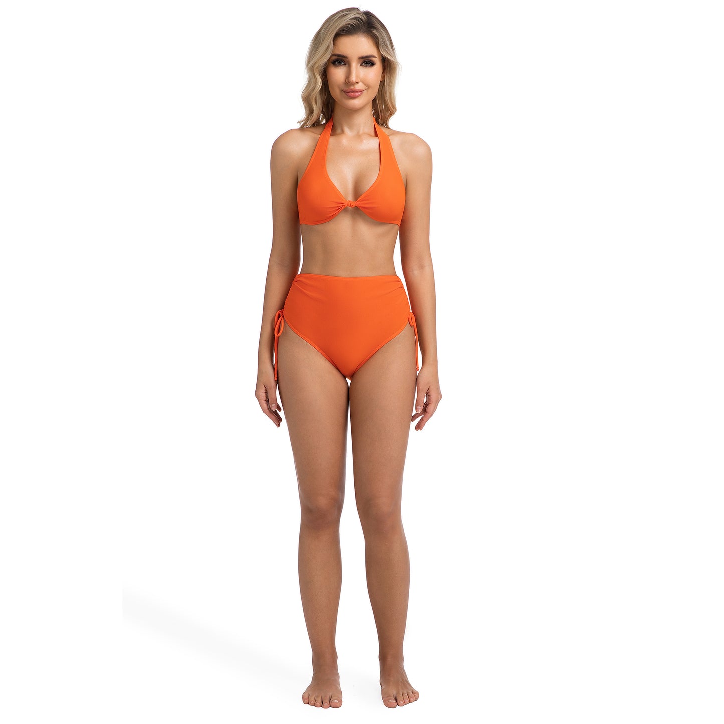 Leia | bikini halter twist vita alta