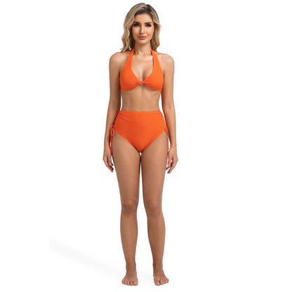 Leia | bikini halter twist vita alta