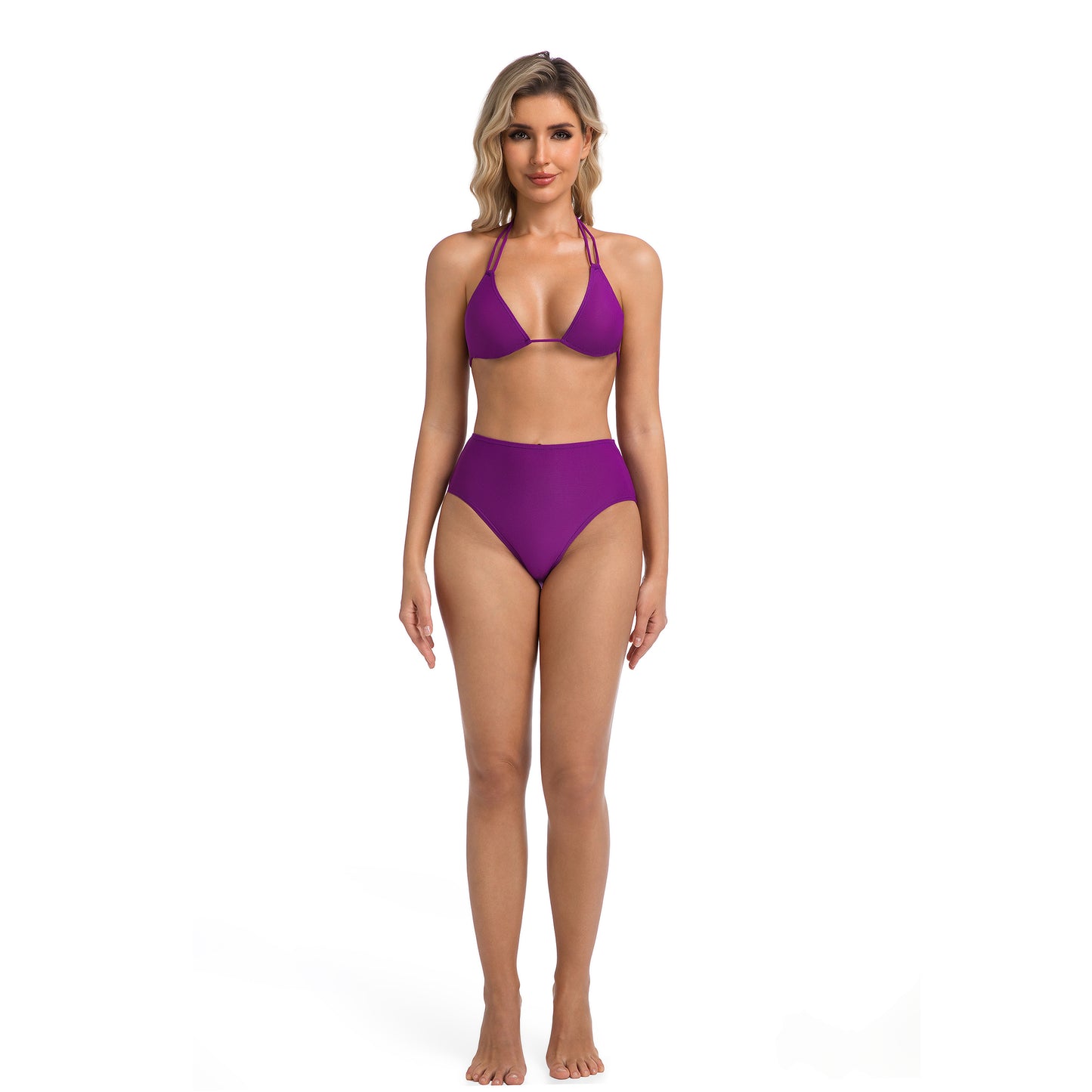 Cassia | high-waisted triangle bikini