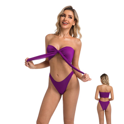 Sora | knot bandeau bikini