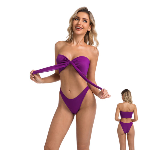 Sora | knot bandeau bikini