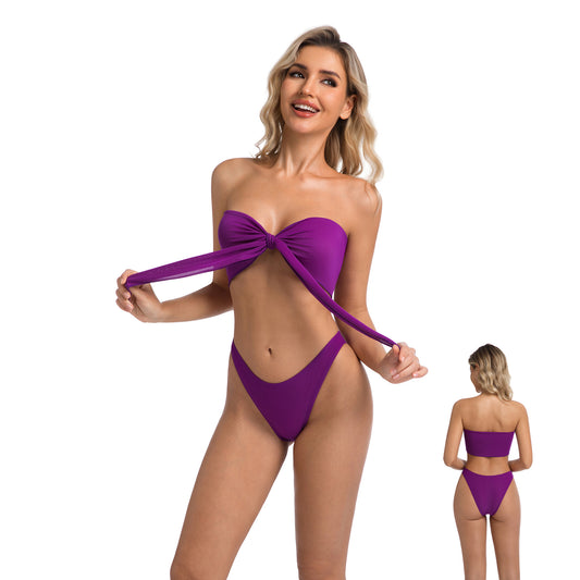 Sora | bikini bandeau noué