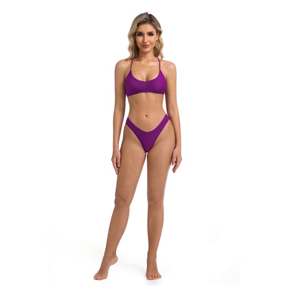 Naia | haut de bikini bralette croisé