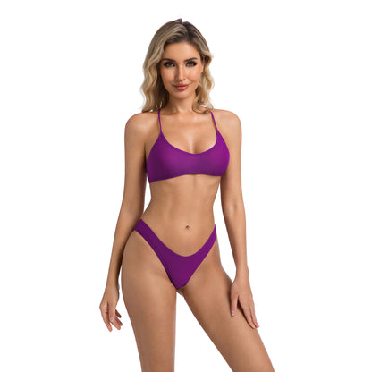 Naia | haut de bikini bralette croisé