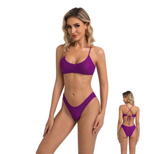 Naia | haut de bikini bralette croisé