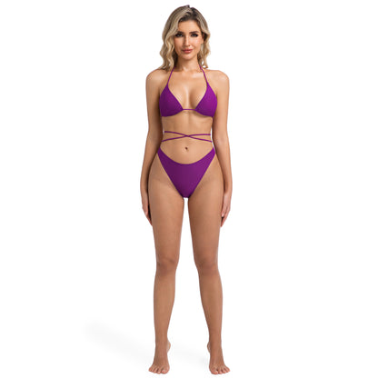 Elara | high-waisted wrap bikini