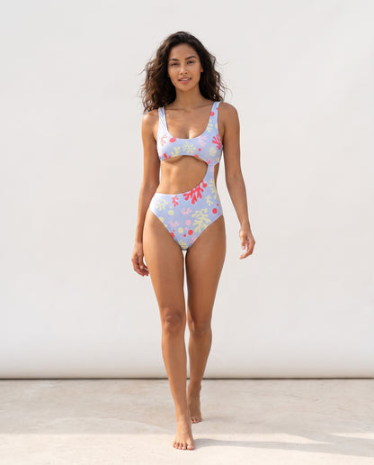 Venere | Costume intero Ocean Bliss tan-through — coprenza in movimento