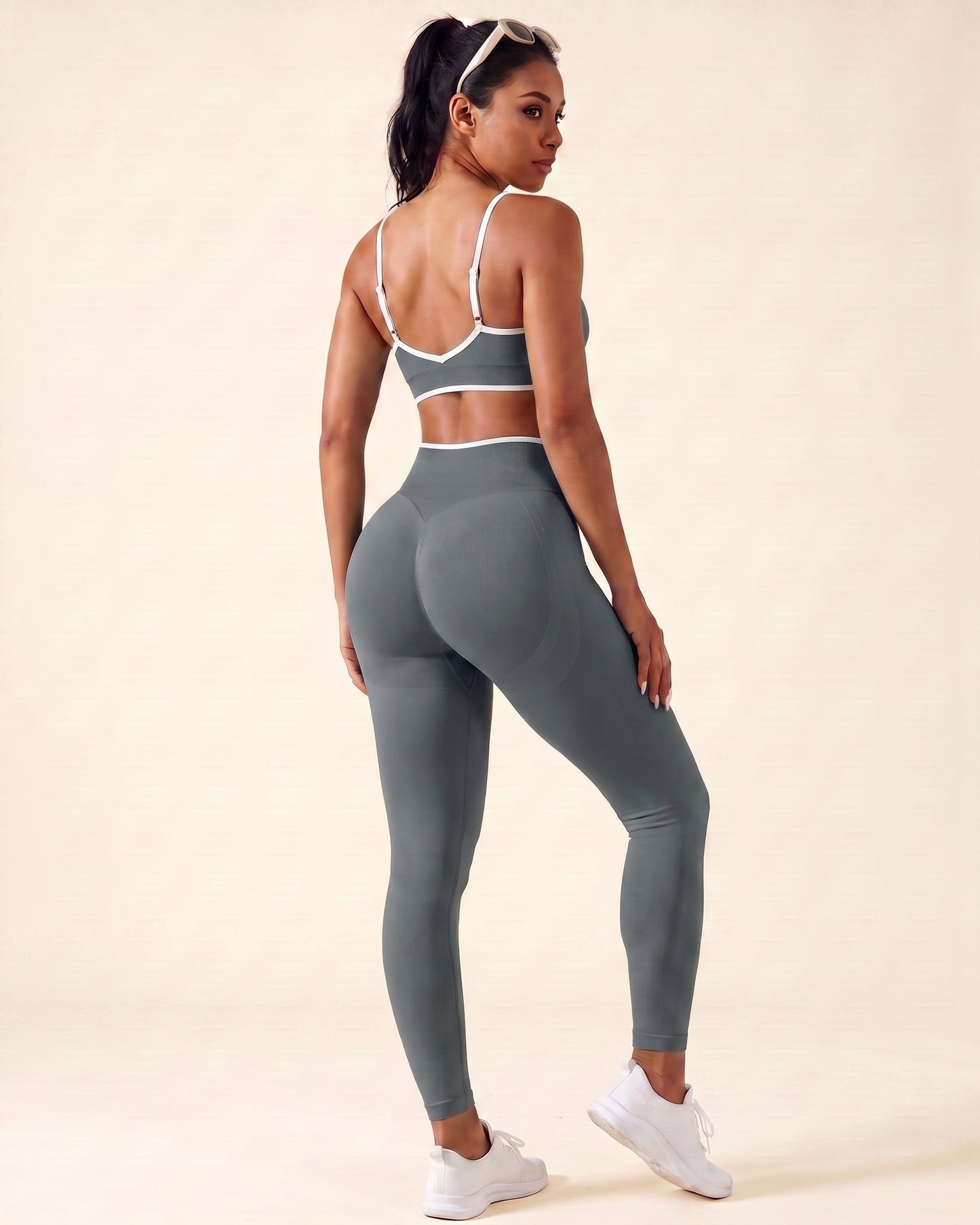 Leggings Push-Up Sculptline Edge Grigio Grafite