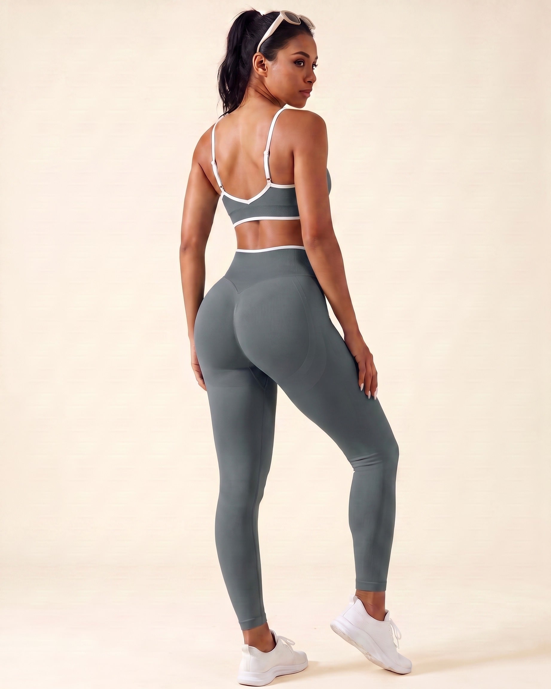 Leggings Push-Up Sculptline Edge Grigio Grafite
