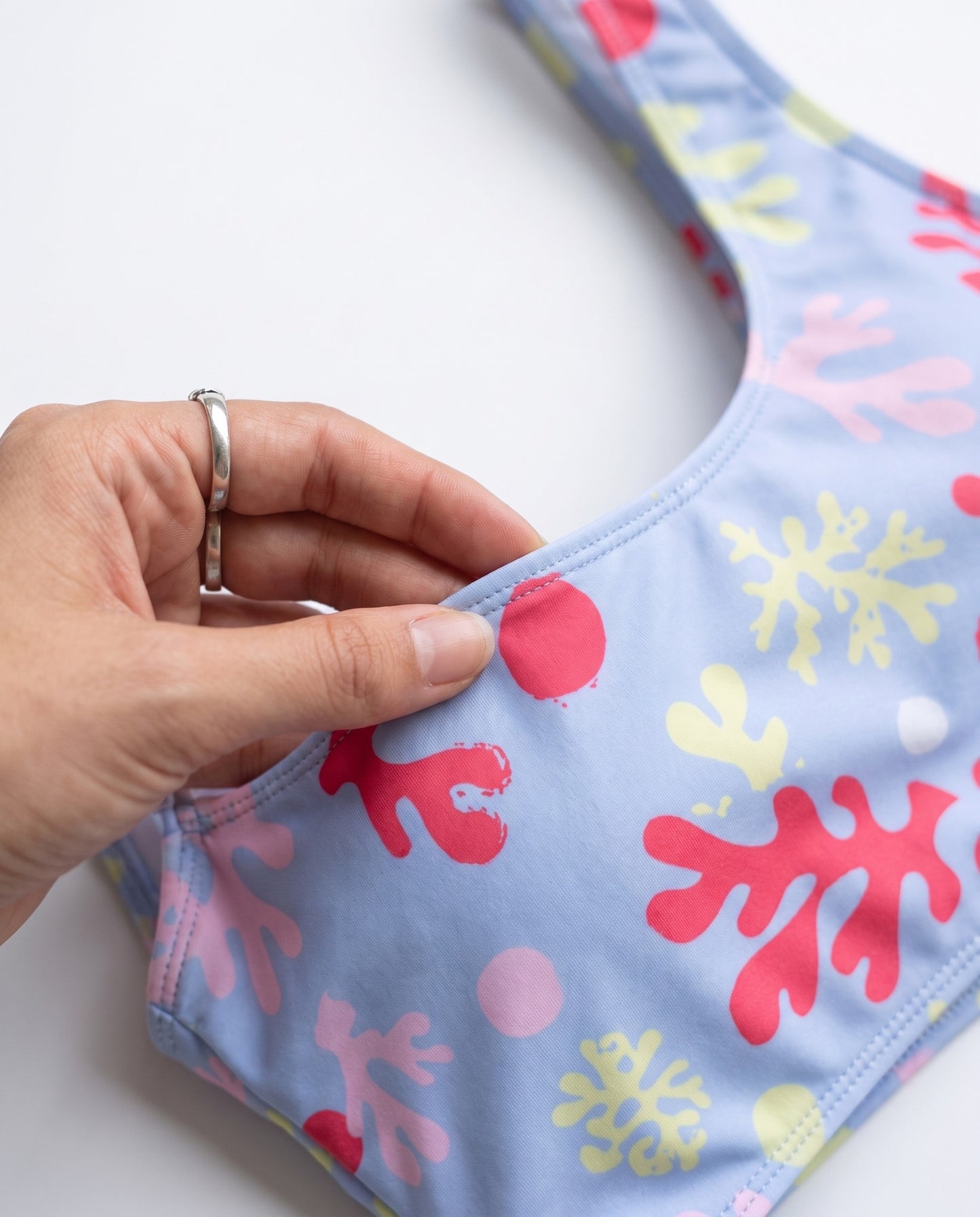 Venere | Costume intero Ocean Bliss tan-through — dettaglio tessuto
