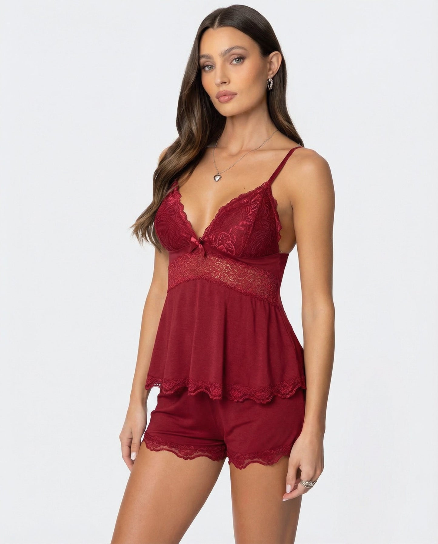 Nyxa set pigiama pizzo