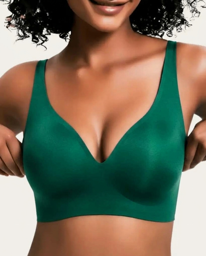 Reggiseno Pureline Comfort senza ferretto · Verde Smeraldo