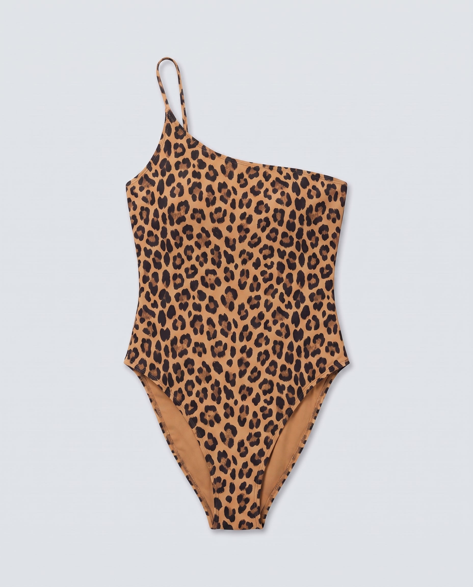 Leopardo · Cairo costume monospalla tan-through Rolvea (flat-lay)