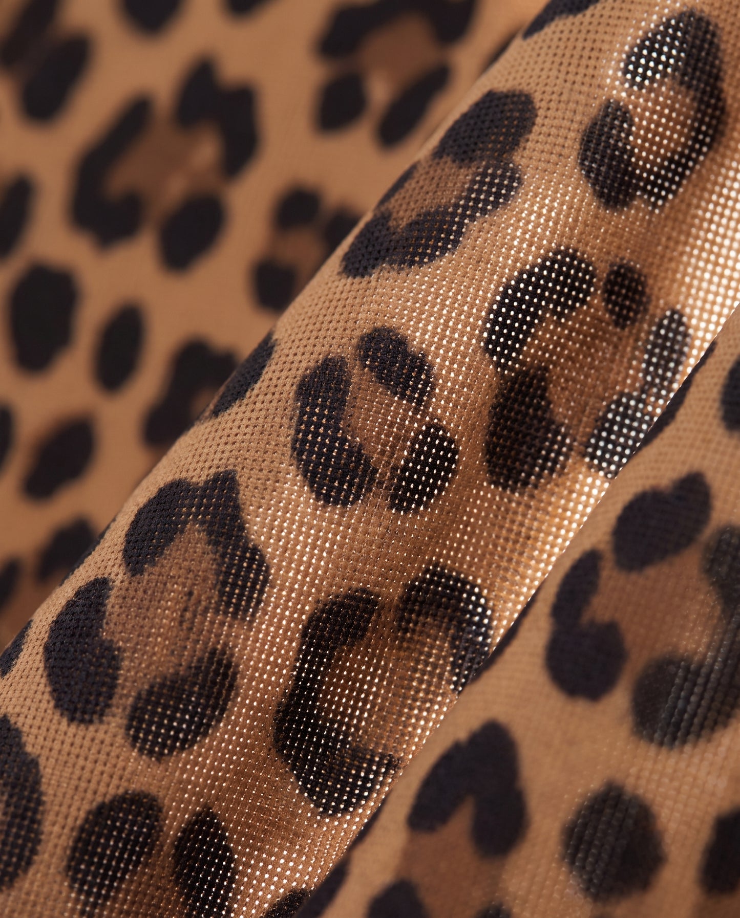 Leopardo · Cairo costume monospalla tan-through Rolvea (macro tessuto tan-through)