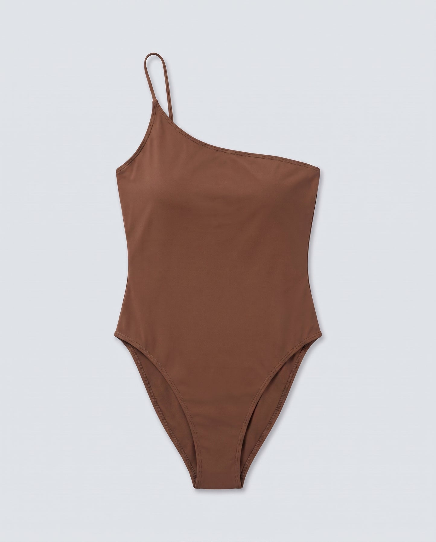 Marrone · Cairo costume monospalla tan-through Rolvea (flat-lay)