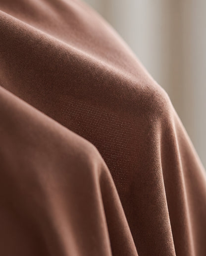 Marrone · Cairo costume monospalla tan-through Rolvea (macro tessuto tan-through)