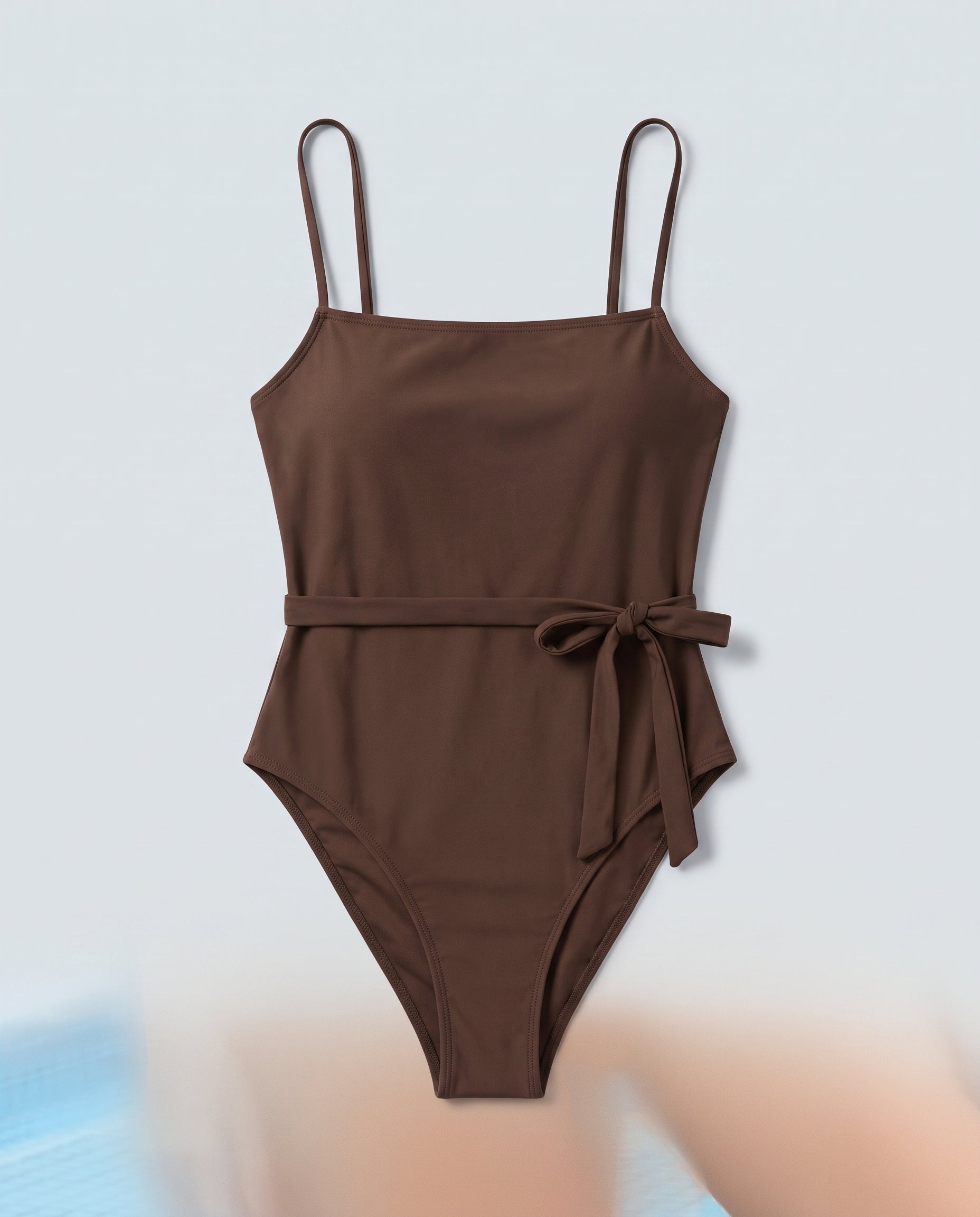 Mediterranea costume intero tan-through Mocha — packshot · Rolvea