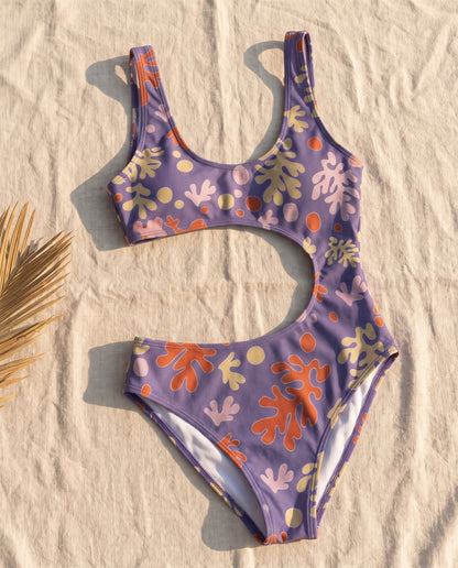 Paradiso | Costume intero Coral Jewel tan-through — still life