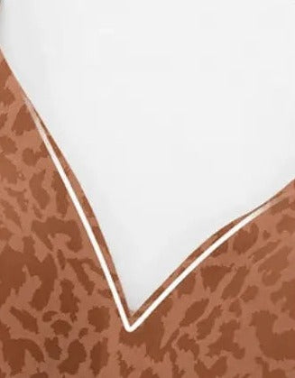 Deep V-neckline