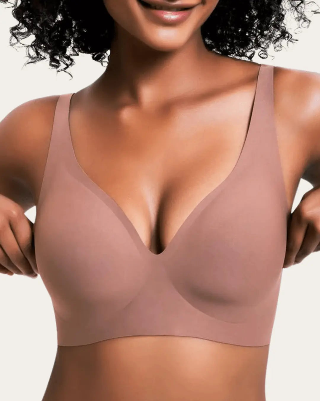 Reggiseno Pureline Comfort senza ferretto · Caffè