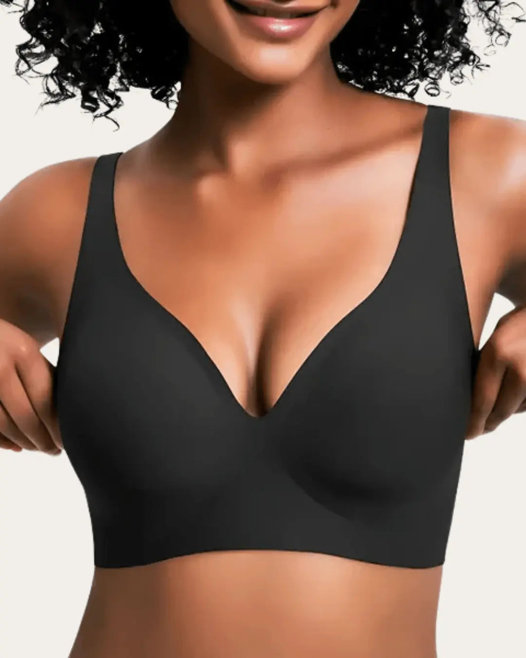 Reggiseno Pureline Comfort senza ferretto · Nero