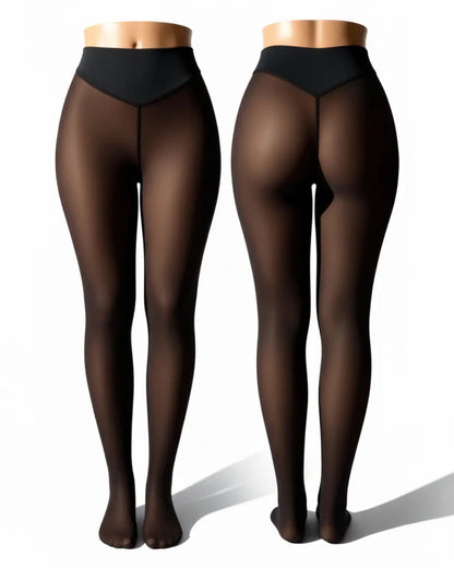 Collant Termici Modellanti — Bronzo — davanti e dietro