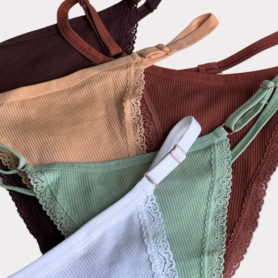 Tanga Sexy Pureline in cotone con pizzo – Pagane 3, ricevine 5 — foto 4