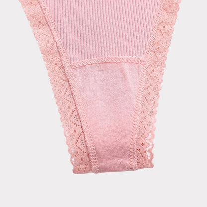 Tanga Sexy Pureline in cotone con pizzo – Pagane 3, ricevine 5 — foto 5