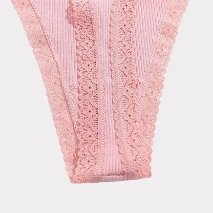 Tanga Sexy Pureline in cotone con pizzo – Pagane 3, ricevine 5 — foto 6