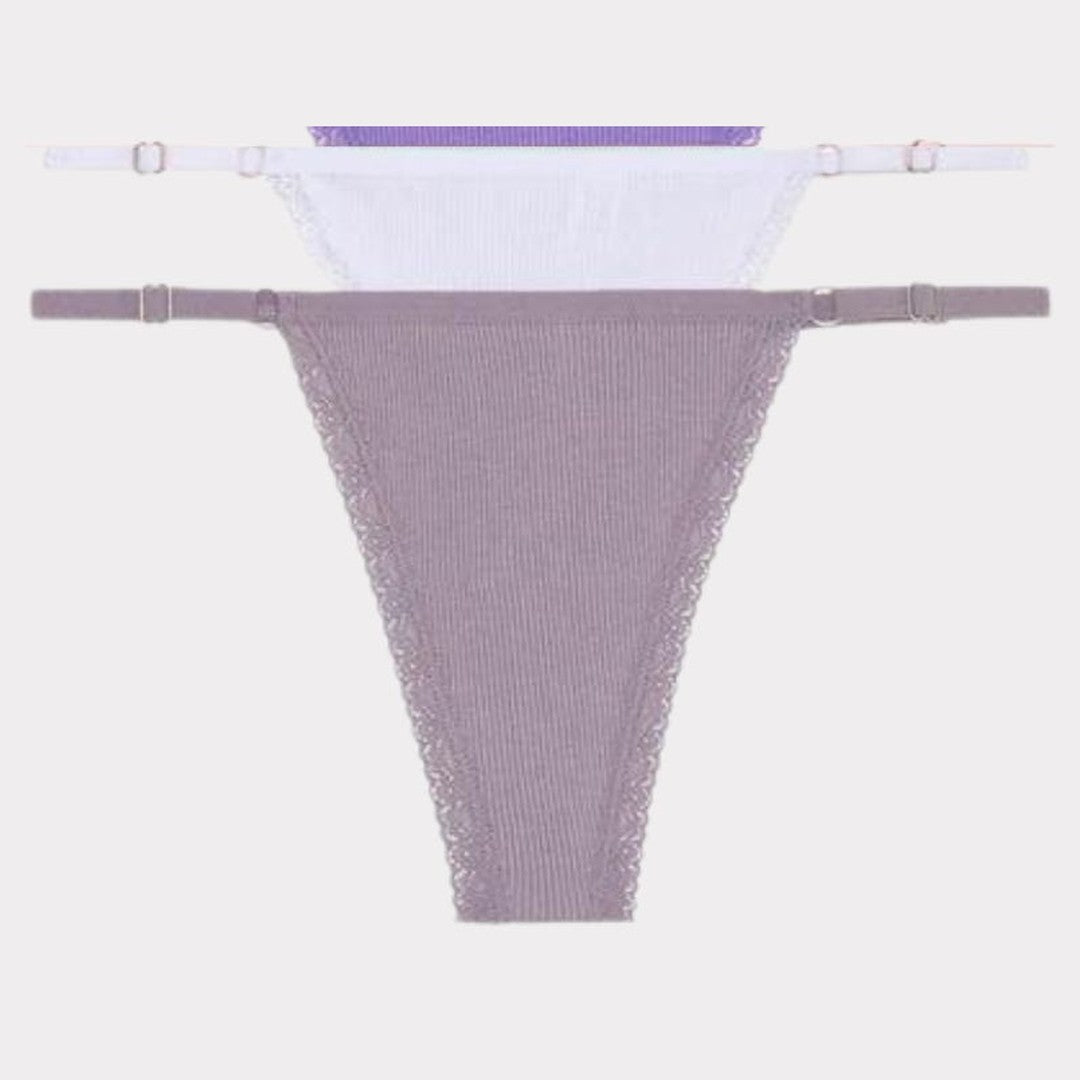 2 × Tanga Sexy Pureline in omaggio · inclusi nei 5 del pack · Colori assortiti