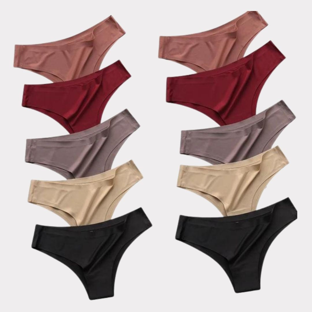 Slip Invisibile Pureline senza cuciture – Pagane 5, ricevine 10 · Colori assortiti