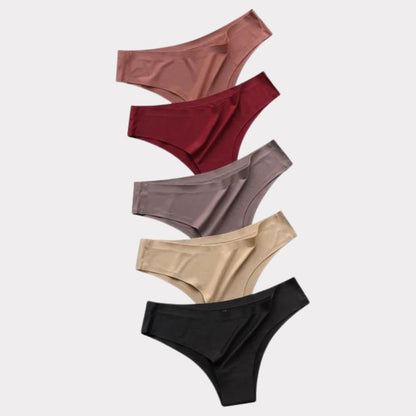 5 × Slip Invisibile Pureline in omaggio · inclusi nei 10 del pack · Colori assortiti