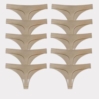 Tanga Invisibile Pureline senza cuciture – Pagane 5, ricevine 10 · Toni chiari