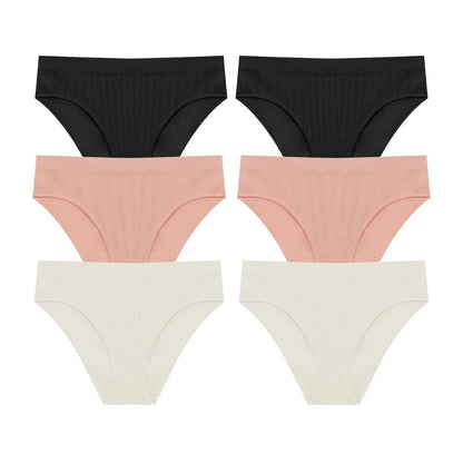 Slip Pureline a vita alta modellante – Pagane 3, ricevine 6 · Nero, rosa e bianco