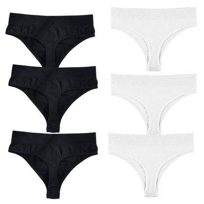 Tanga Pureline a vita alta modellante – Pagane 3, ricevine 6 · Nero e bianco