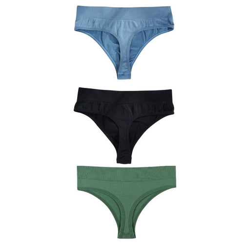 3 × Tanga Vita Alta Pureline in omaggio · inclusi nei 6 del pack · Colori assortiti