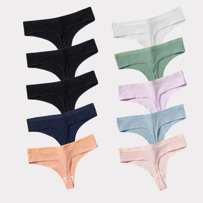 Pack Colori assortiti: 10 tanga Pureline